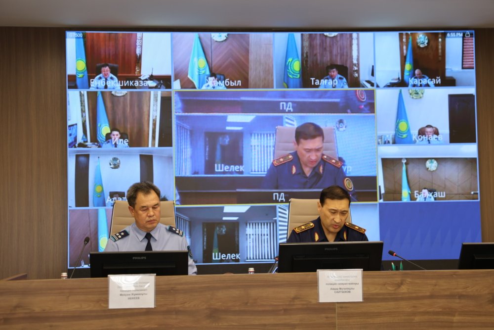 С РАБОЧИМ ВИЗИТОМ В АЛМАТИНСКУ ОБЛАСТЬ ПРИБЫЛ ЗАМЕСТИТЕЛЬ МИНИСТРА ВНУТРЕННИХ ДЕЛ