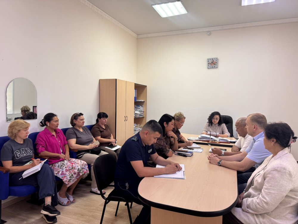 Сегодня под председательством заместителя акима Арай Абеновой прошло плановое заседание Комиссии по делам несовершеннолетних и защите их прав при акимате Жаркаинского района