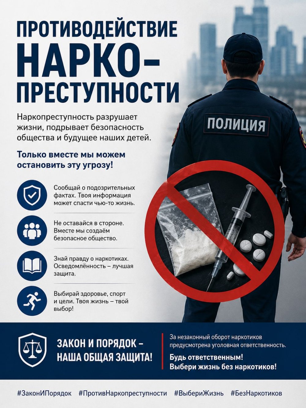 Противодействие наркопреступности