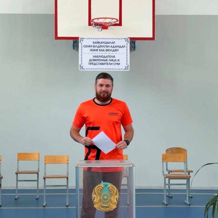 Победитель международных соревнований принял участие в выборах
