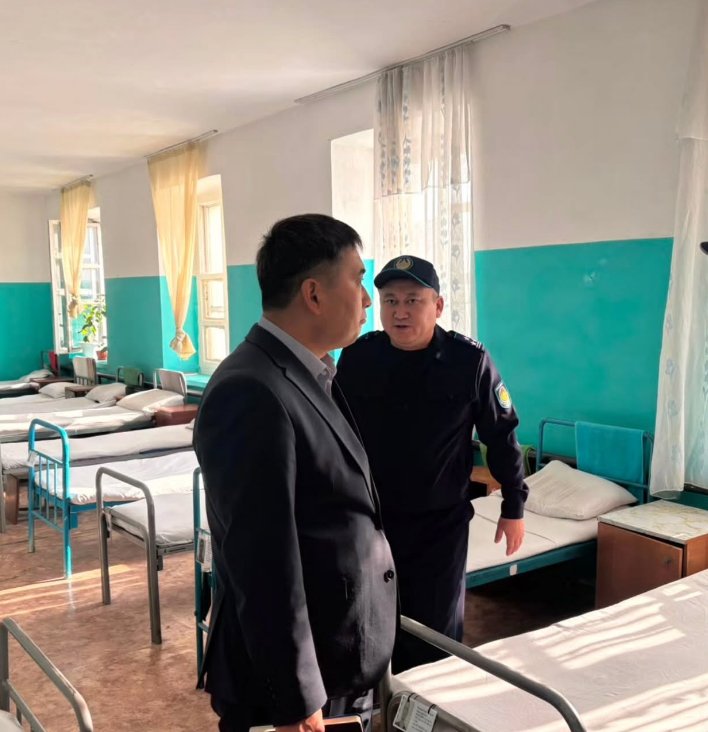 Провел мониторинговое посещение подмандатного учреждения уголовно-исполнительной системы - учреждения #24 Комитета уголовно-исполнительной системы МВД РК.