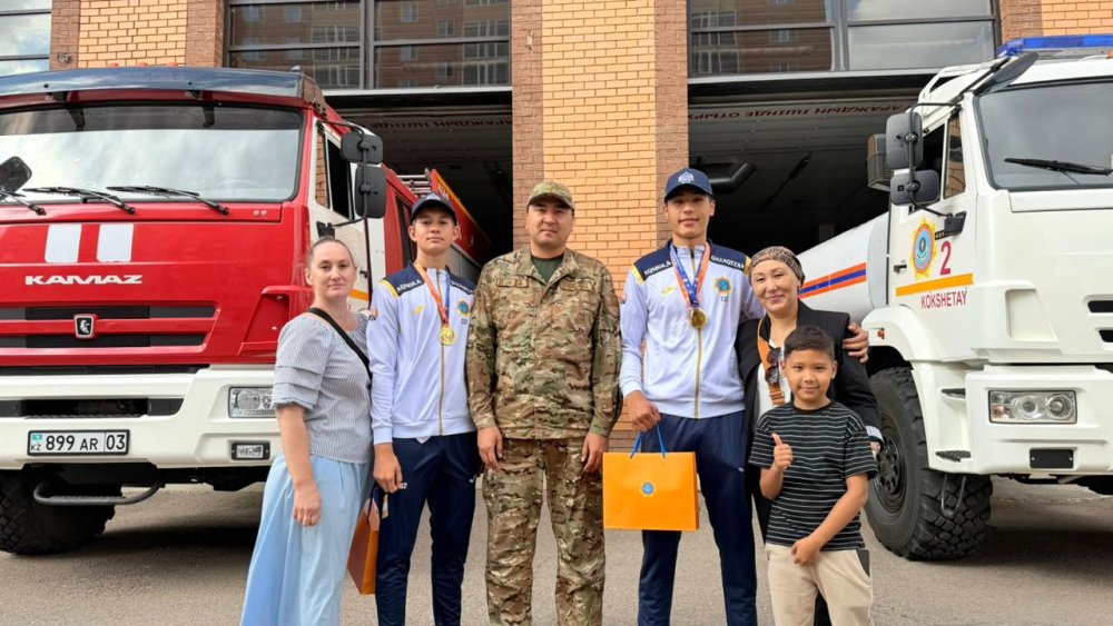 Спортсмены Акмолинской области завоевали медали на чемпионате мира по пожарно-спасательному спорту