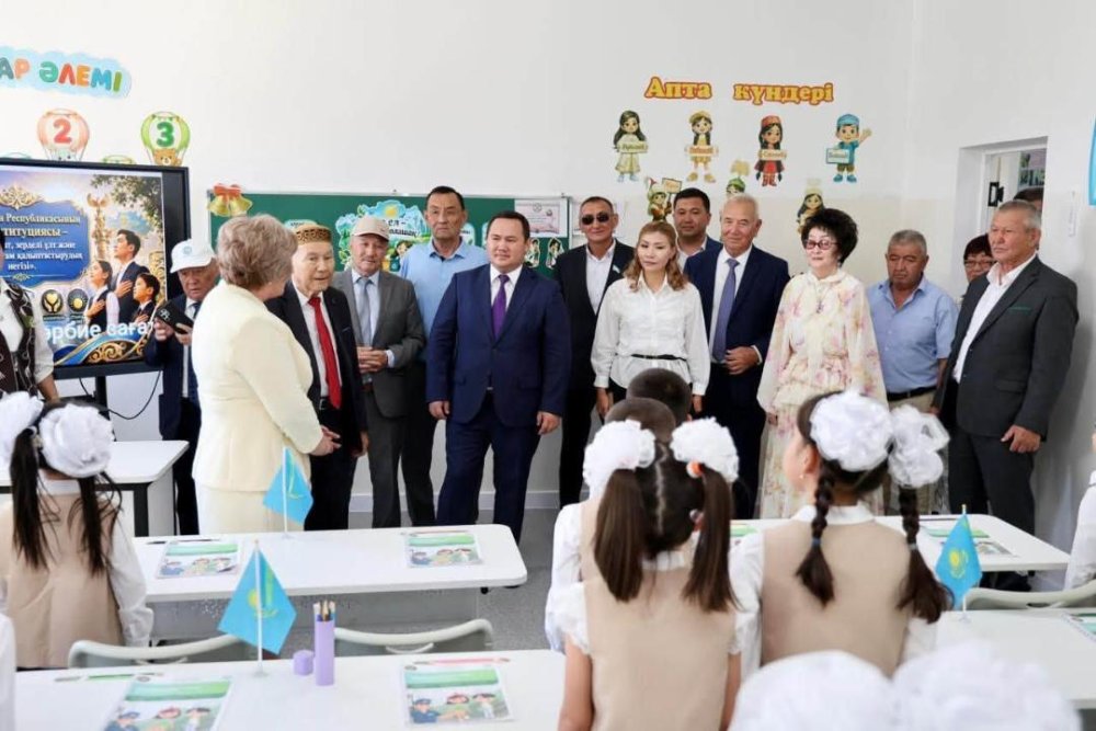 В ТУРКЕСТАНЕ ВВЕДЕН В ЭКСПЛУАТАЦИЮ НОВЫЙ УЧЕБНЫЙ КОРПУС ШКОЛЫ №14 ИМЕНИ КАЗЫБЕК БИ