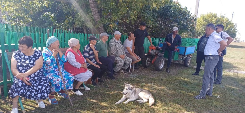 Встреча с населением с.Талапкер
