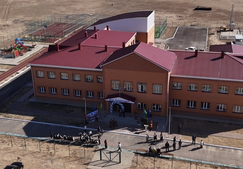 В области Ұлытау открылась новая школа на 80 мест