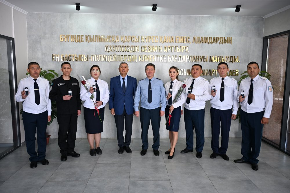 Очередное специальное звание получили семеро полицейских в СКО