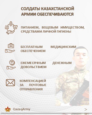 Осенний призыв: на срочную воинскую службу будет призвано около 23 тысяч казахстанцев