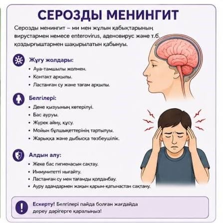 Профилактика серозного менингита.