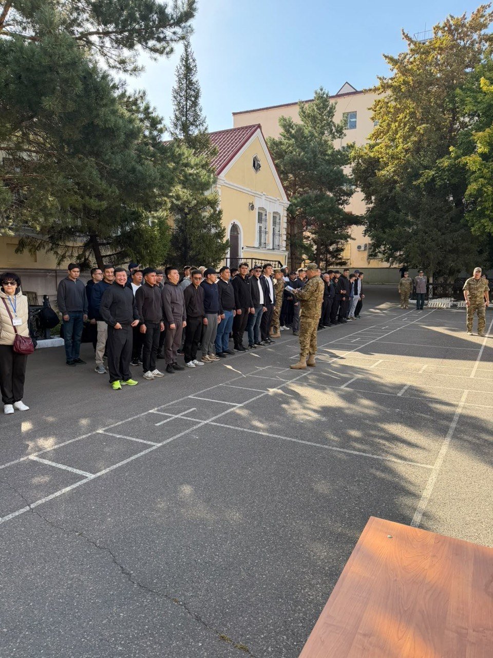 Проводятся воинские сборы военнообязанных запаса
