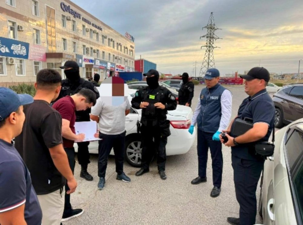 Полицейские задержали подозреваемого в вымогательстве в Актау